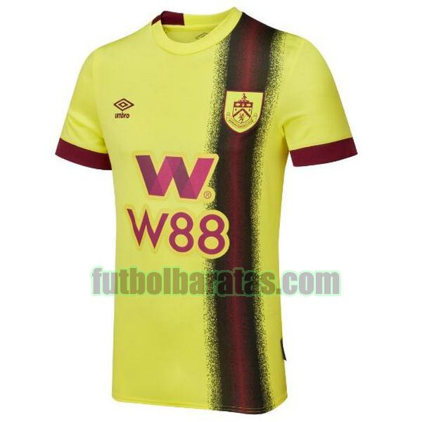 tailandia camiseta burnley fc 2023 2024 amarillo segunda