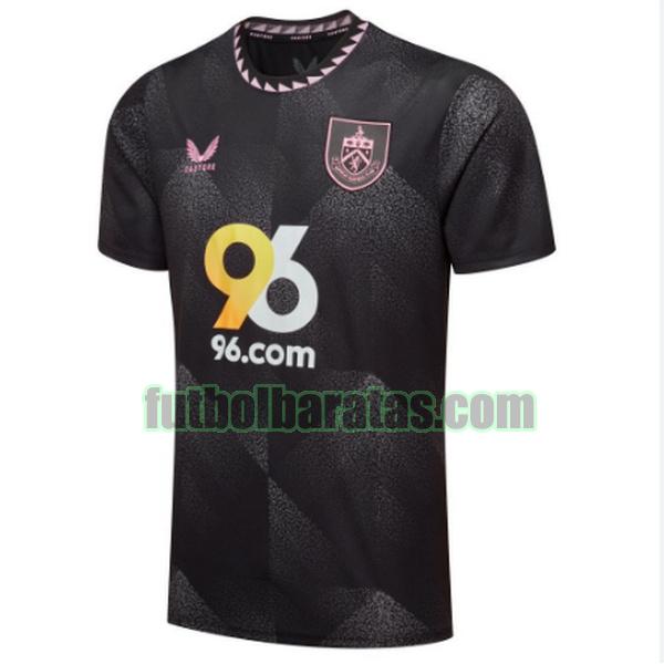 tailandia camiseta burnley fc 2024 2025 negro segunda