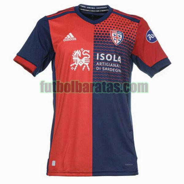 tailandia camiseta cagliari 2021 2022 rojo azul primera