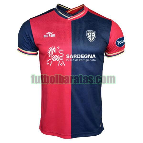 tailandia camiseta cagliari 2022 2023 azul rojo primera