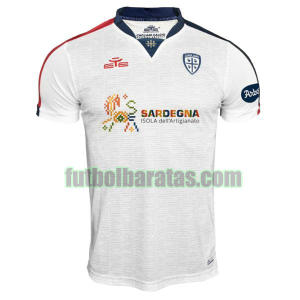 tailandia camiseta cagliari 2022 2023 blanco segunda