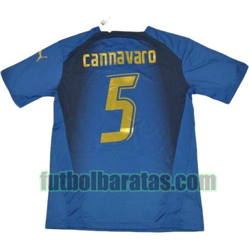 tailandia camiseta cannavaro 5 italia copa mundial 2006 primera equipacion