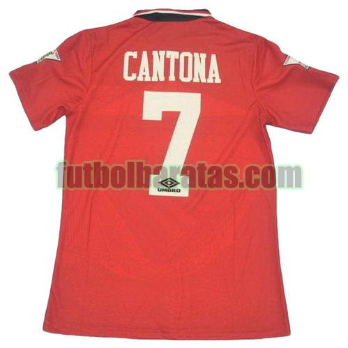 tailandia camiseta cantona 7 manchester united 1995-1996 primera equipacion