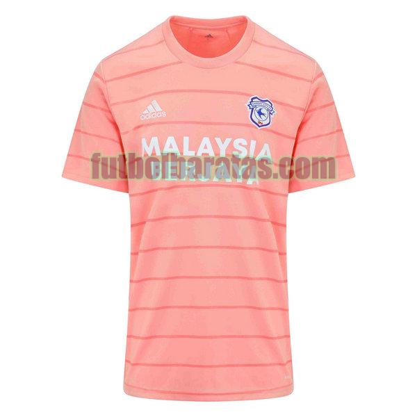 tailandia camiseta cardiff city 2021 2022 rosa segunda