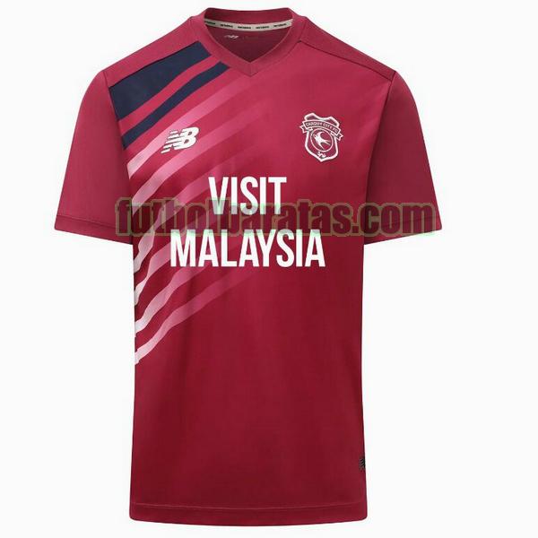 tailandia camiseta cardiff city 2023 2024 rojo segunda