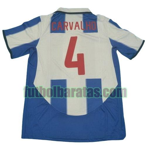 tailandia camiseta carvalho 4 oporto 2003-2004 primera equipacion