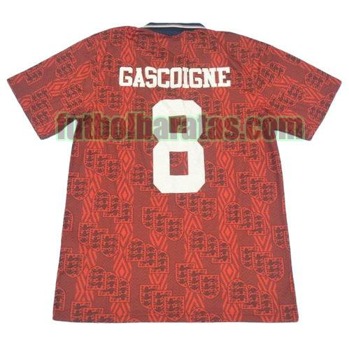 tailandia camiseta cascoigne 8 inglaterra 1994 segunda equipacion