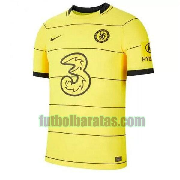 tailandia camiseta chelsea 2021 2022 amarillo segunda