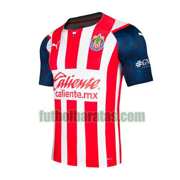 tailandia camiseta chivas 2021 2022 rojo blanco primera