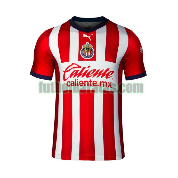 tailandia camiseta chivas 2022 2023 rojo blanco primera