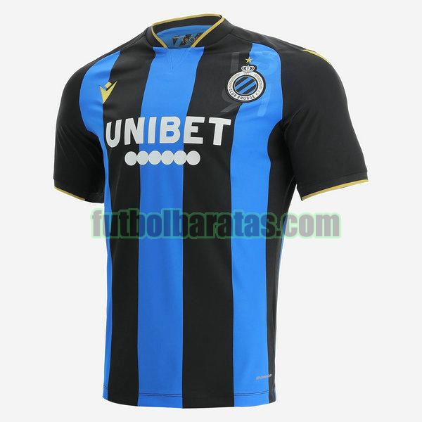 tailandia camiseta club brugge 2021 2022 negro azul primera