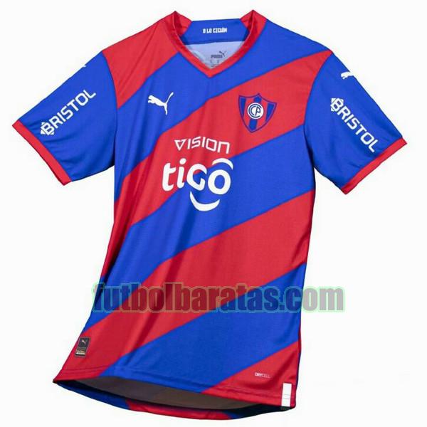 tailandia camiseta club cerro porteño 2023 azul rojo primera