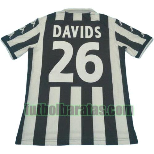 tailandia camiseta davids 26 juventus 1999-2000 primera equipacion