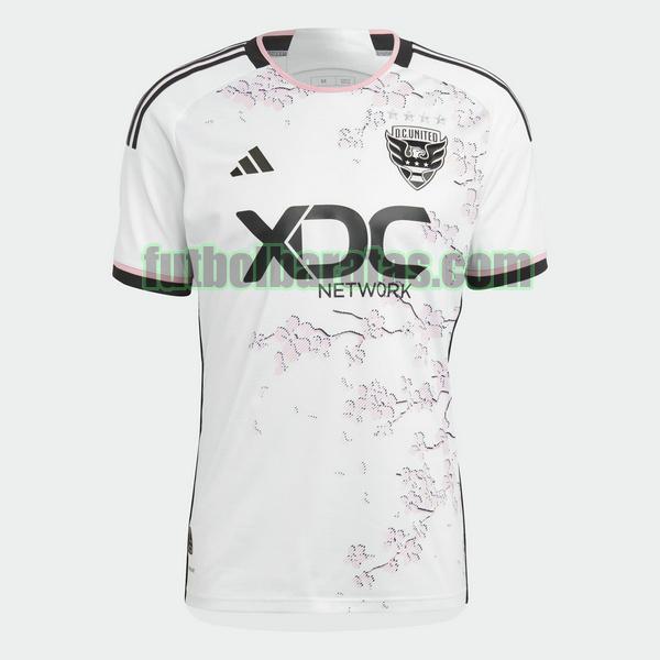 tailandia camiseta dc united 2023 2024 blanco segunda