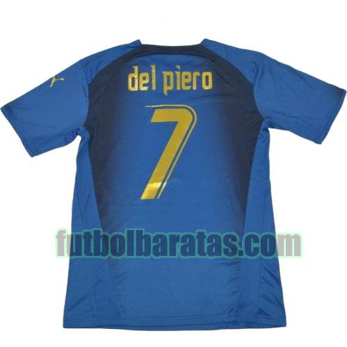 tailandia camiseta del piero 7 italia copa mundial 2006 primera equipacion