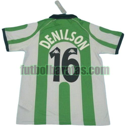 tailandia camiseta denilson 16 real betis 1998 primera equipacion