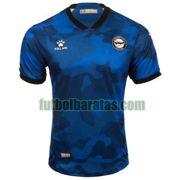 tailandia camiseta deportivo alavés 2021 2022 azul tercera