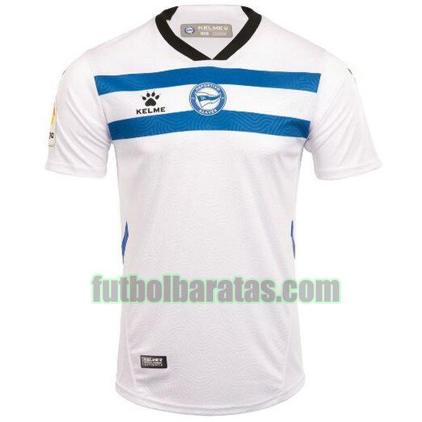 tailandia camiseta deportivo alavés 2021 2022 blanco segunda