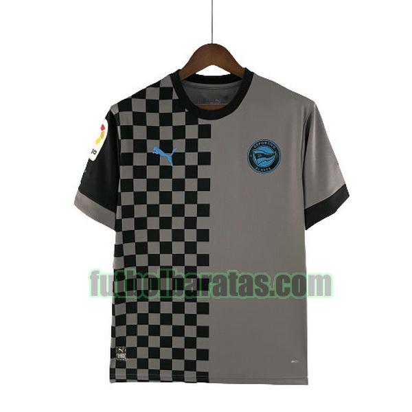 tailandia camiseta deportivo alavés 2022 2023 gris tercera