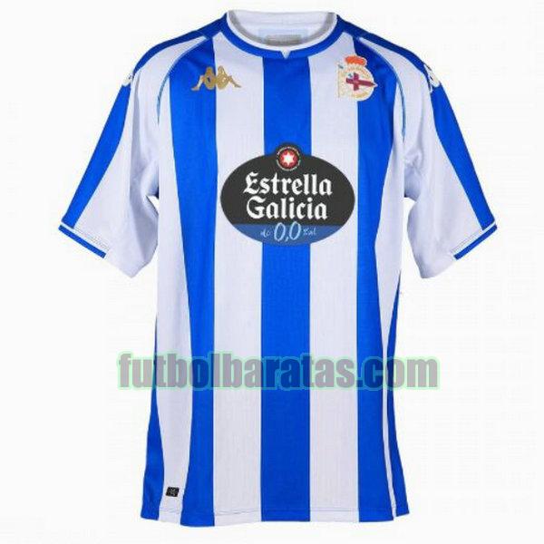 tailandia camiseta deportivo la coruna 2021 2022 azul blanco primera