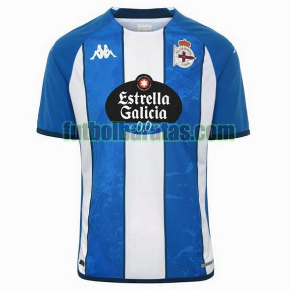 tailandia camiseta deportivo la coruna 2022 2023 azul blanco primera