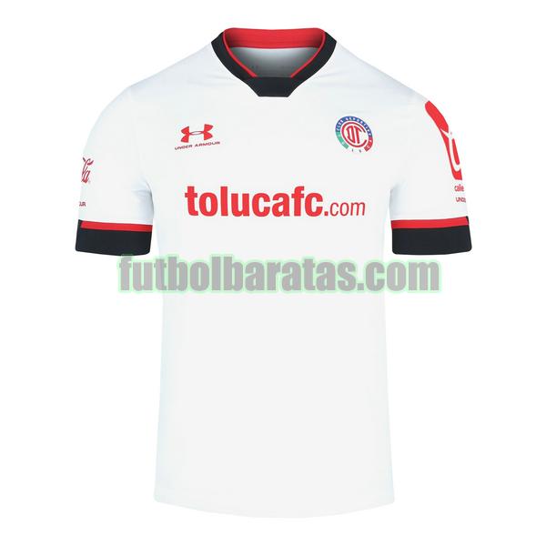 tailandia camiseta deportivo toluca 2021 2022 blanco segunda