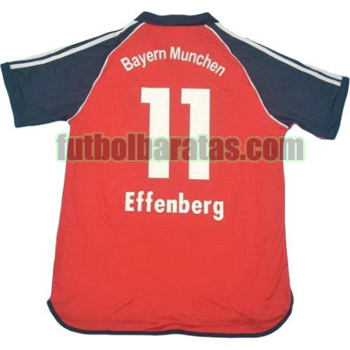tailandia camiseta effenberg 11 bayern de múnich 2000-2001 primera equipacion