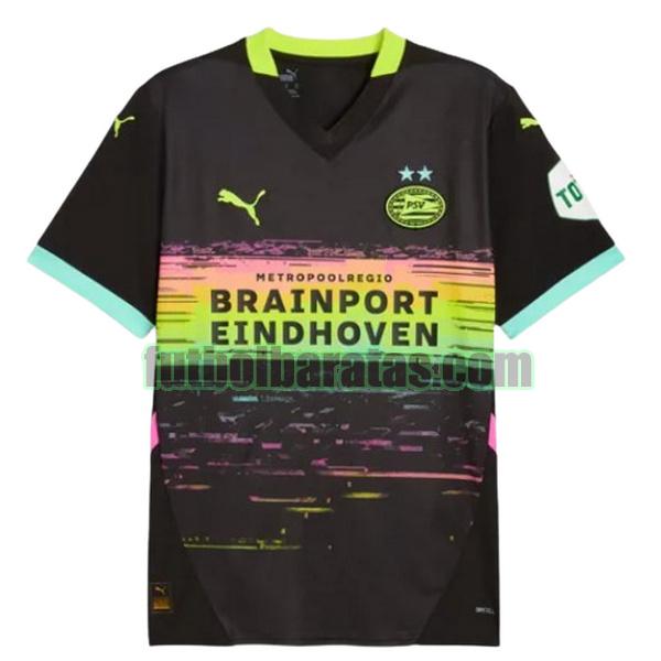 tailandia camiseta eindhoven 2024 2025 negro segunda