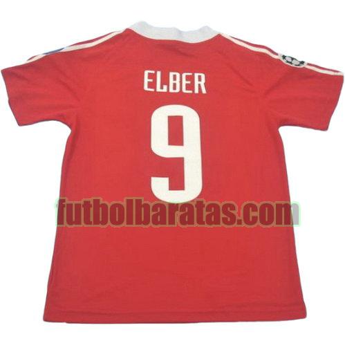 tailandia camiseta elber 9 bayern de múnich 2001 primera equipacion