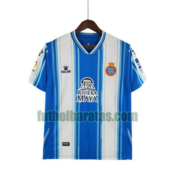 tailandia camiseta espanyol 2022 2023 azul blanco primera