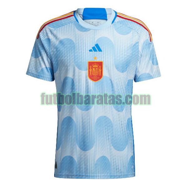 tailandia camiseta españa 2022 azul segunda