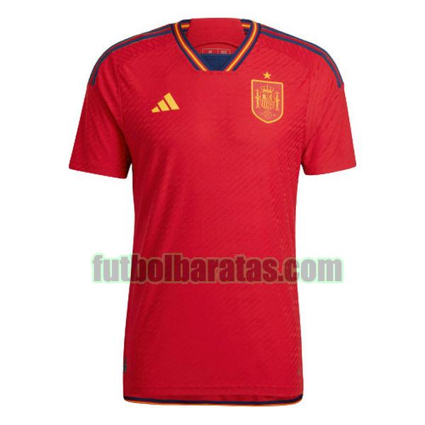 tailandia camiseta españa 2022 rojo primera