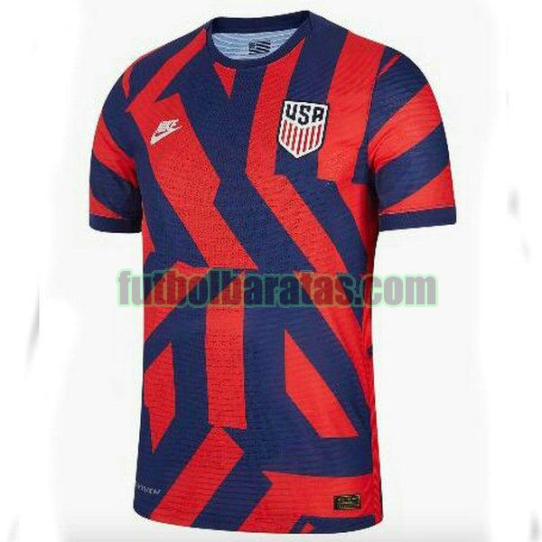 tailandia camiseta estados unidos 2021 2022 azul rojo segunda