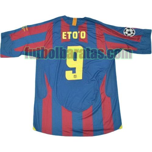 tailandia camiseta eto'o 9 barcelona 2005-2006 primera equipacion