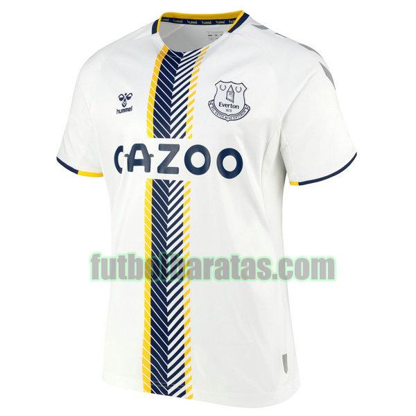 tailandia camiseta everton 2021 2022 blanco tercera