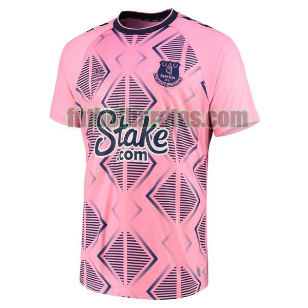 tailandia camiseta everton 2022 2023 rosa segunda