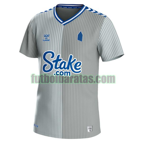 tailandia camiseta everton 2023 2024 gris tercera