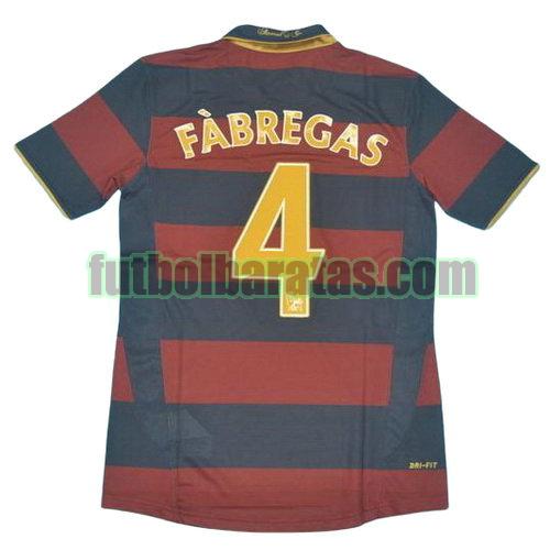 tailandia camiseta fabregas 4 arsenal 2007-2008 primera equipacion