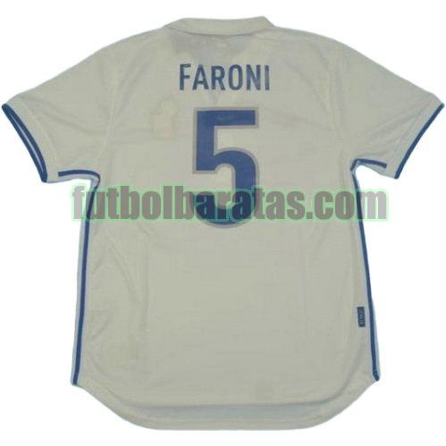 tailandia camiseta faroni 5 italia copa mundial 1998 segunda equipacion