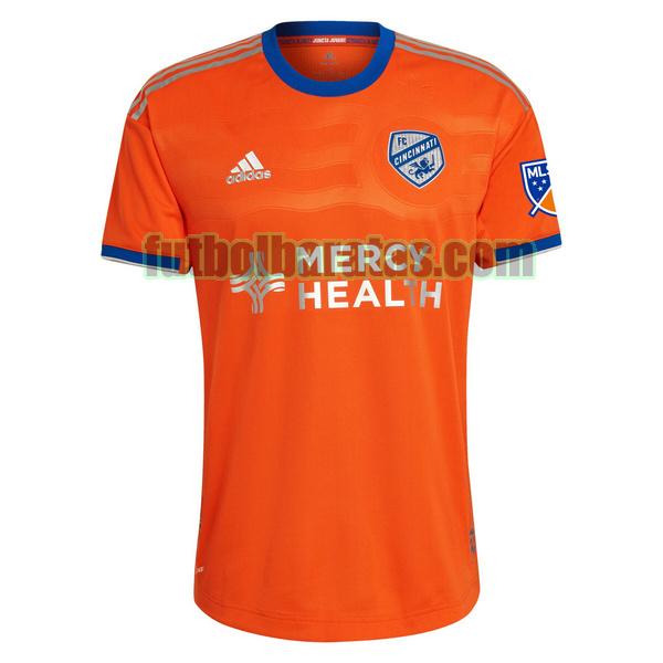 tailandia camiseta fc cincinnati 2022 2023 naranja segunda