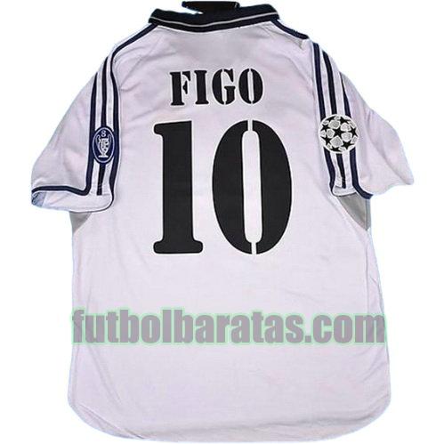 tailandia camiseta figo 10 real madrid 2001-2002 primera equipacion