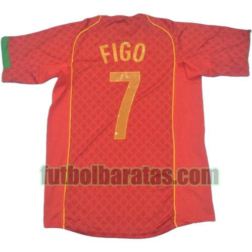 tailandia camiseta figo 7 portugal 2004 primera equipacion