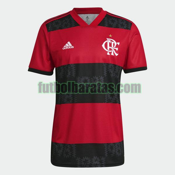 tailandia camiseta flamengo 2021 rojo negro primera