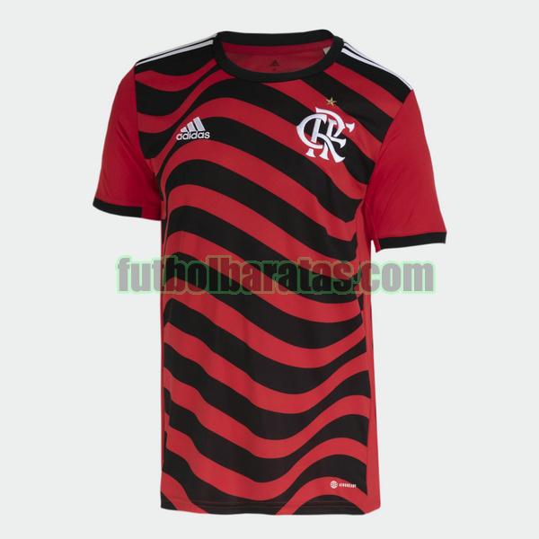 tailandia camiseta flamengo 2022 2023 rojo negro tercera