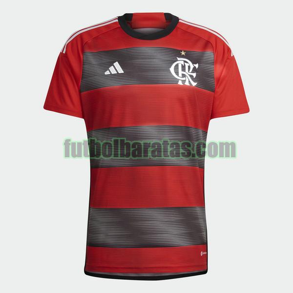 tailandia camiseta flamengo 2023 rojo negro primera