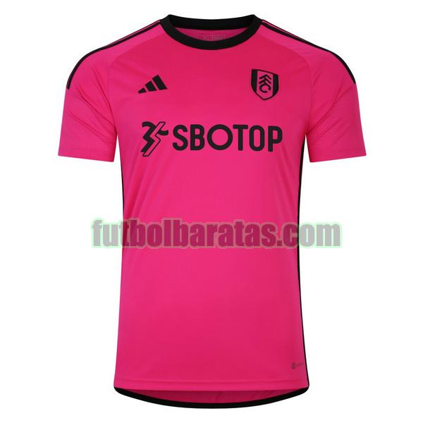 tailandia camiseta fulham 2023 2024 rosa segunda