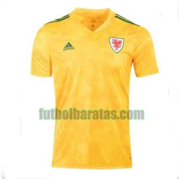 tailandia camiseta gales 2021 2022 amarillo segunda