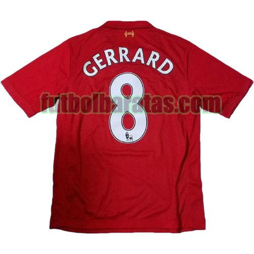 tailandia camiseta gerrard 8 liverpool 2012-2013 primera equipacion