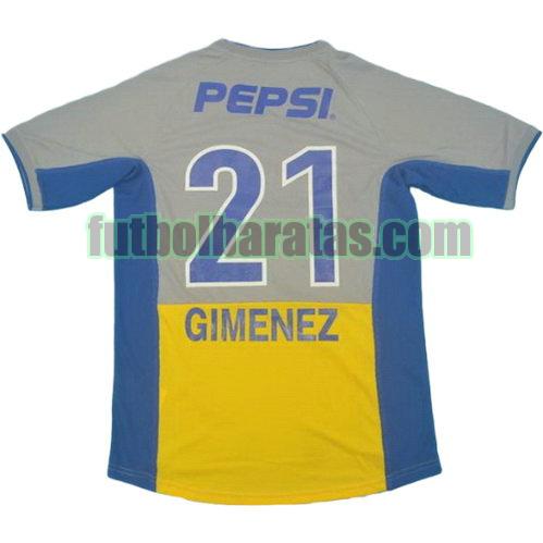 tailandia camiseta gimenez 21 boca juniors 2002 segunda equipacion