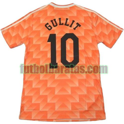 tailandia camiseta gullit 10 países bajos 1988 primera equipacion